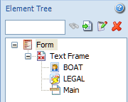 Text Frames - Element Tree